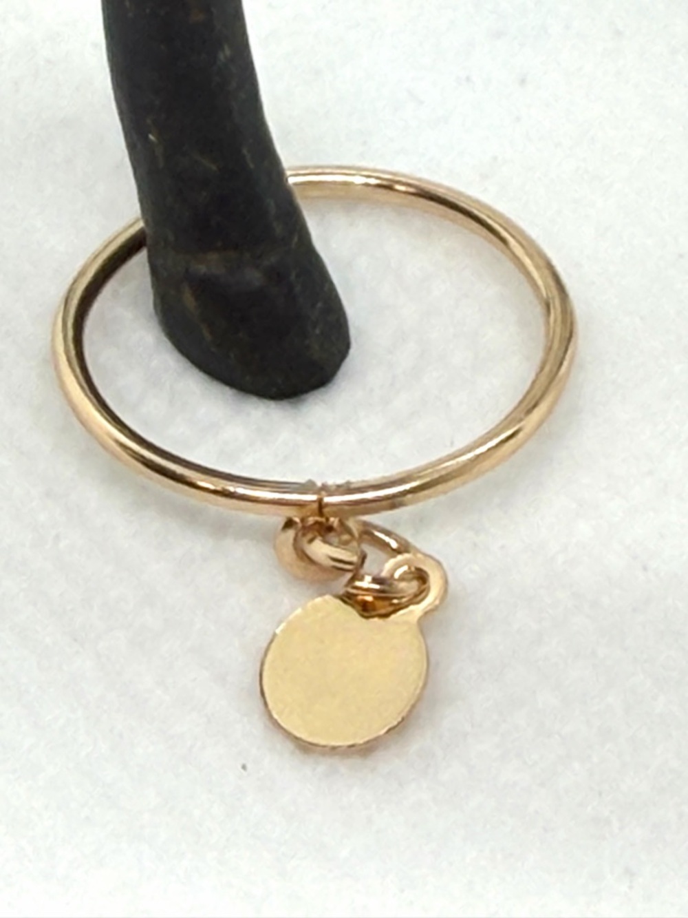Gold Plated Stacking Rings Set with Faux Pearls and Faux Crystals - Picture 6 of 9